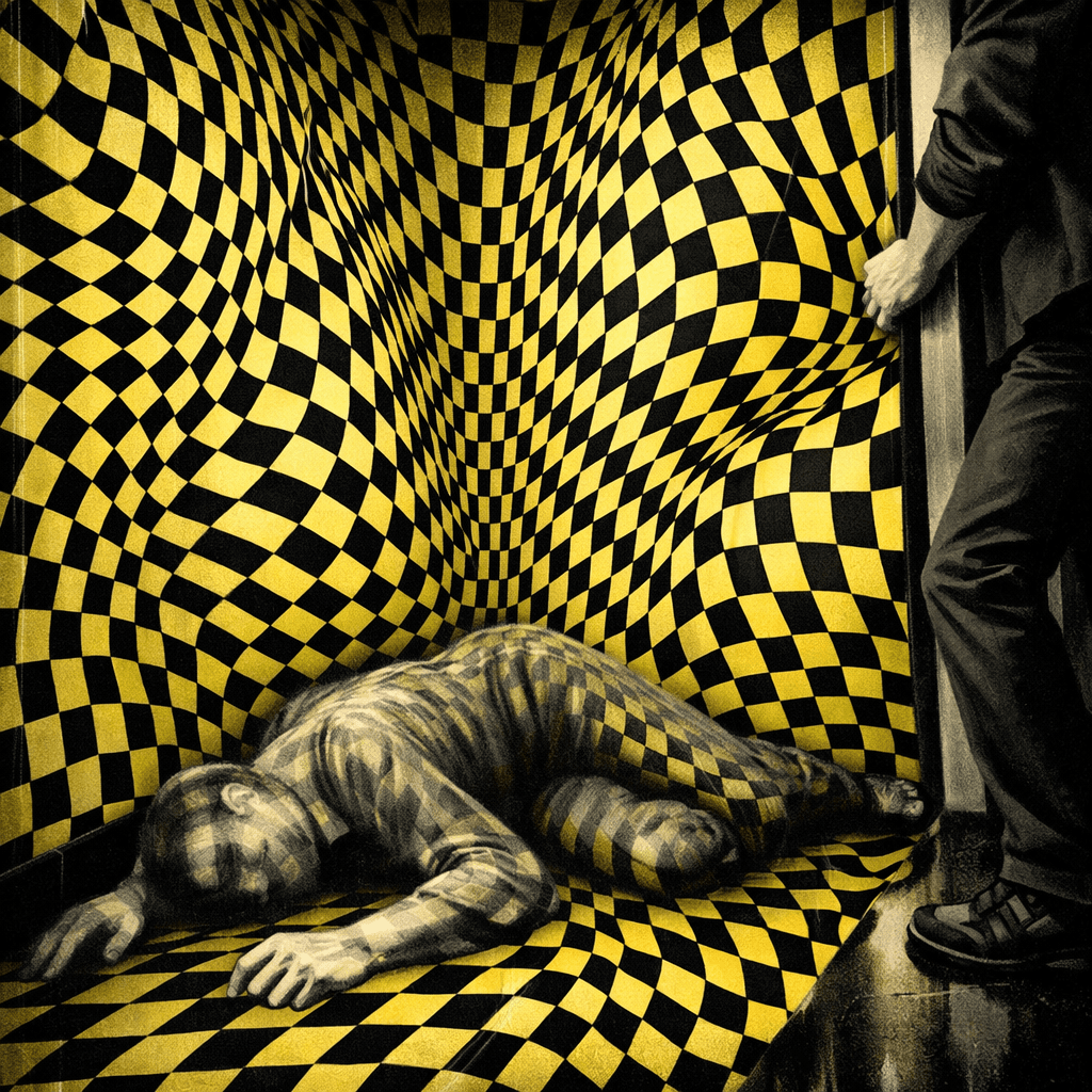 Vibrating Collapse Beneath the Wallpaper