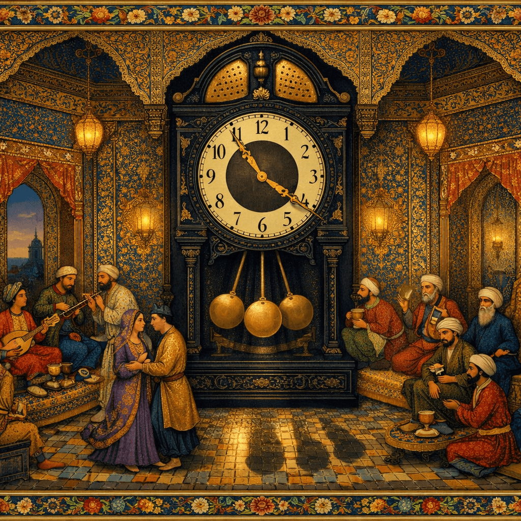 The Ebony Clock Dominates the Hall