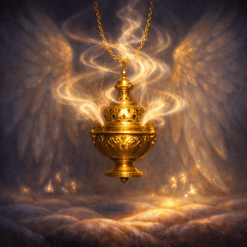 The Illuminated Censer Suspended