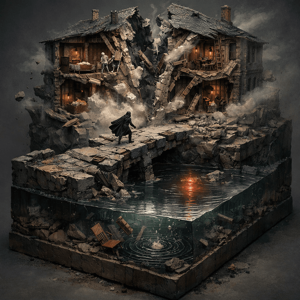 Escape Over Shattered Causeway